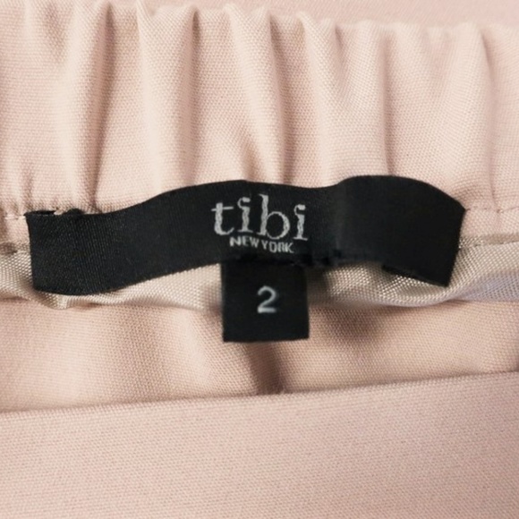 Tibi Off the Shoulder Top Blush Pink Stretch - Picture 6 of 6